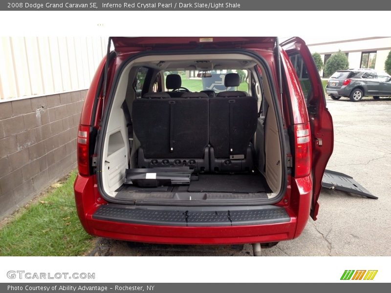 Inferno Red Crystal Pearl / Dark Slate/Light Shale 2008 Dodge Grand Caravan SE