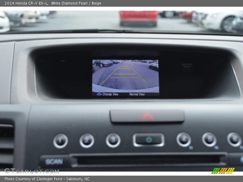 White Diamond Pearl / Beige 2014 Honda CR-V EX-L