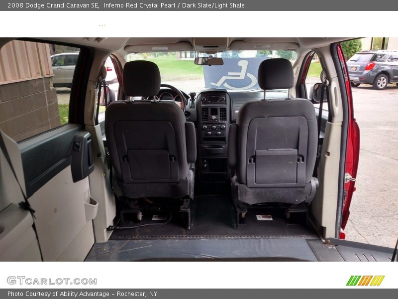 Inferno Red Crystal Pearl / Dark Slate/Light Shale 2008 Dodge Grand Caravan SE