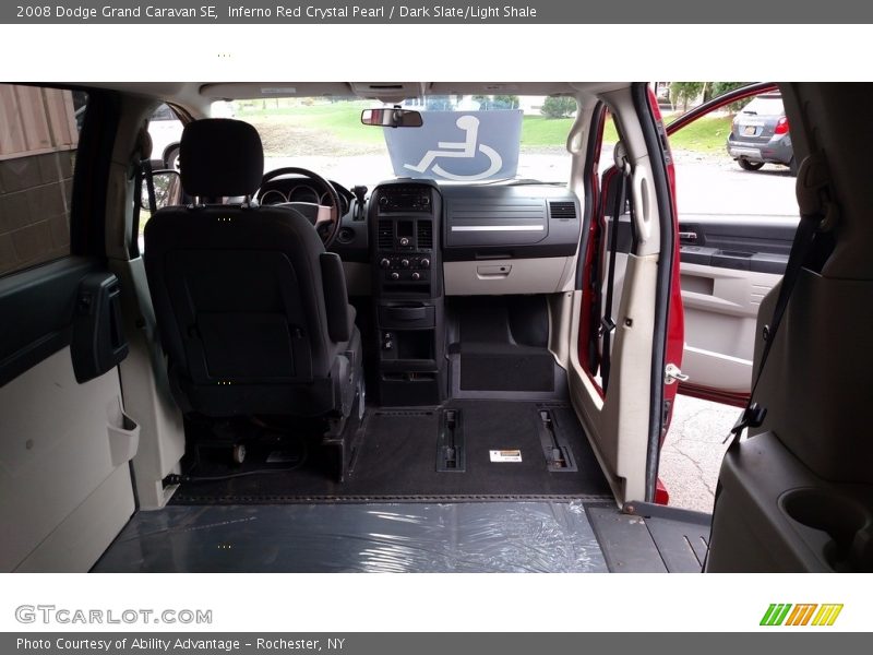 Inferno Red Crystal Pearl / Dark Slate/Light Shale 2008 Dodge Grand Caravan SE