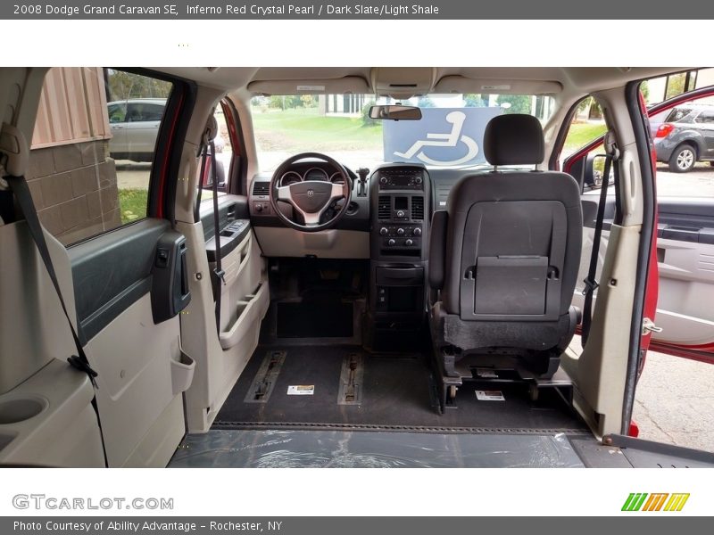 Inferno Red Crystal Pearl / Dark Slate/Light Shale 2008 Dodge Grand Caravan SE