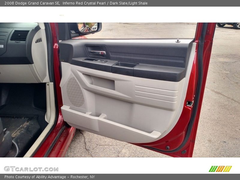 Inferno Red Crystal Pearl / Dark Slate/Light Shale 2008 Dodge Grand Caravan SE