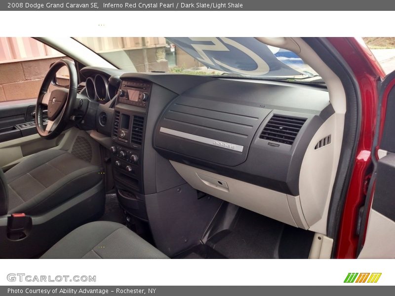 Inferno Red Crystal Pearl / Dark Slate/Light Shale 2008 Dodge Grand Caravan SE