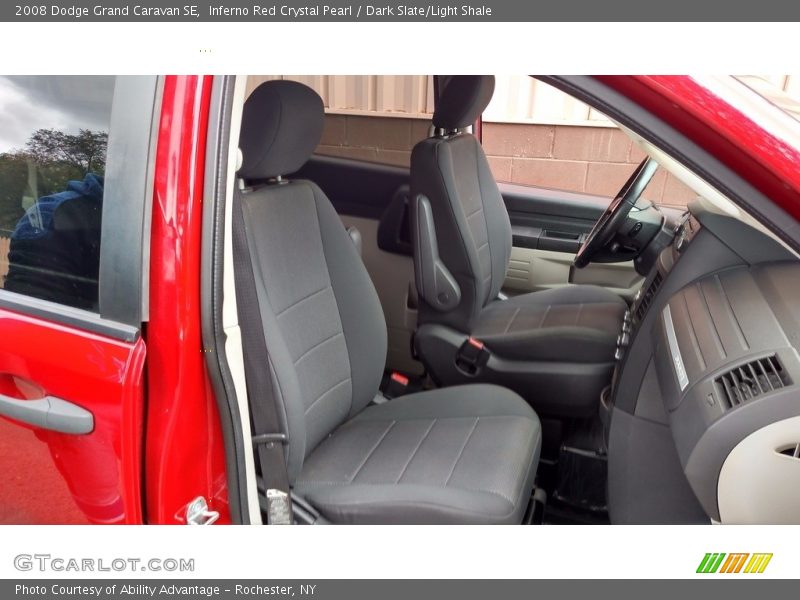 Inferno Red Crystal Pearl / Dark Slate/Light Shale 2008 Dodge Grand Caravan SE