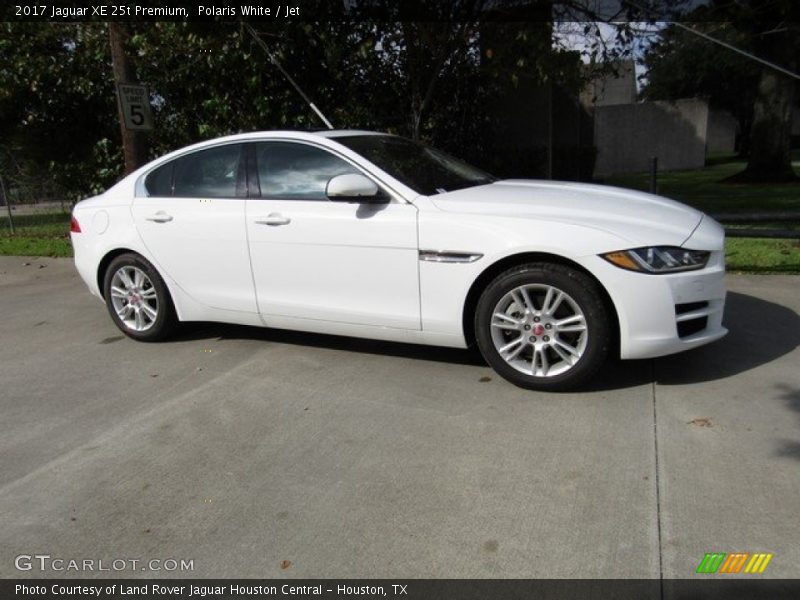 Polaris White / Jet 2017 Jaguar XE 25t Premium