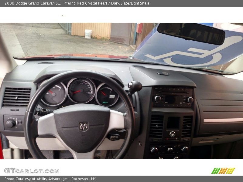 Inferno Red Crystal Pearl / Dark Slate/Light Shale 2008 Dodge Grand Caravan SE
