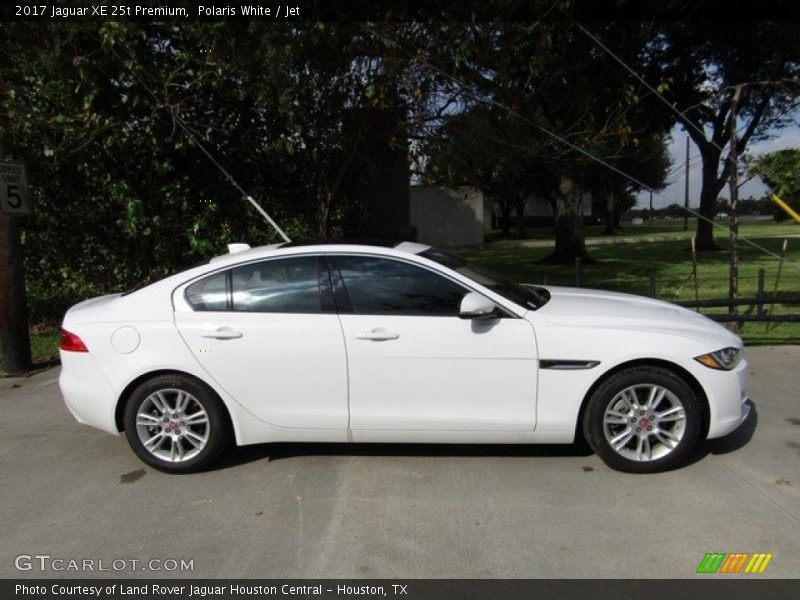 Polaris White / Jet 2017 Jaguar XE 25t Premium