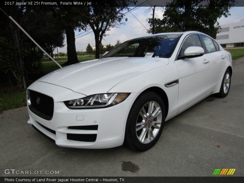 Polaris White / Jet 2017 Jaguar XE 25t Premium