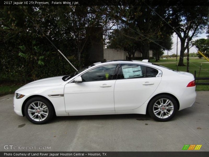 Polaris White / Jet 2017 Jaguar XE 25t Premium