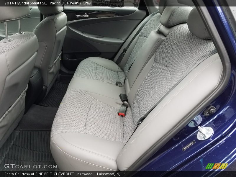 Pacific Blue Pearl / Gray 2014 Hyundai Sonata SE