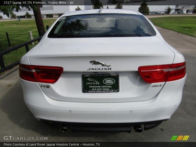 Polaris White / Jet 2017 Jaguar XE 35t Premium