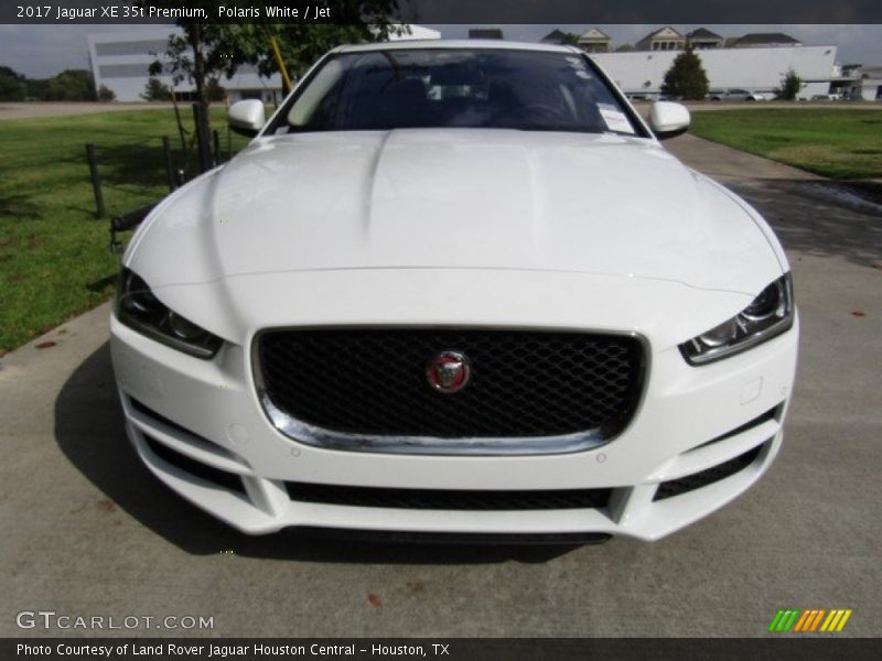 Polaris White / Jet 2017 Jaguar XE 35t Premium