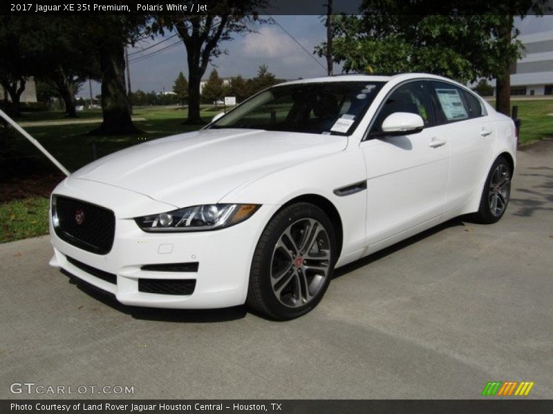 Polaris White / Jet 2017 Jaguar XE 35t Premium