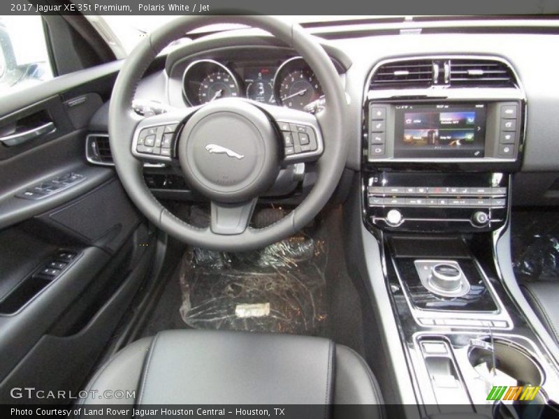 Polaris White / Jet 2017 Jaguar XE 35t Premium