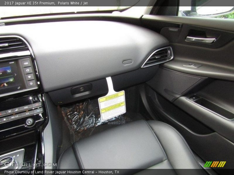 Polaris White / Jet 2017 Jaguar XE 35t Premium