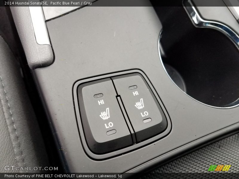 Pacific Blue Pearl / Gray 2014 Hyundai Sonata SE