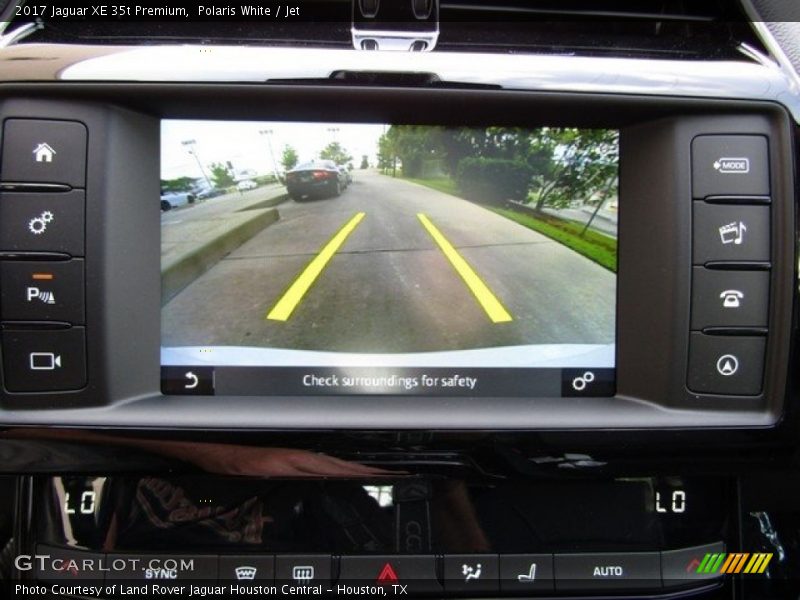 Polaris White / Jet 2017 Jaguar XE 35t Premium
