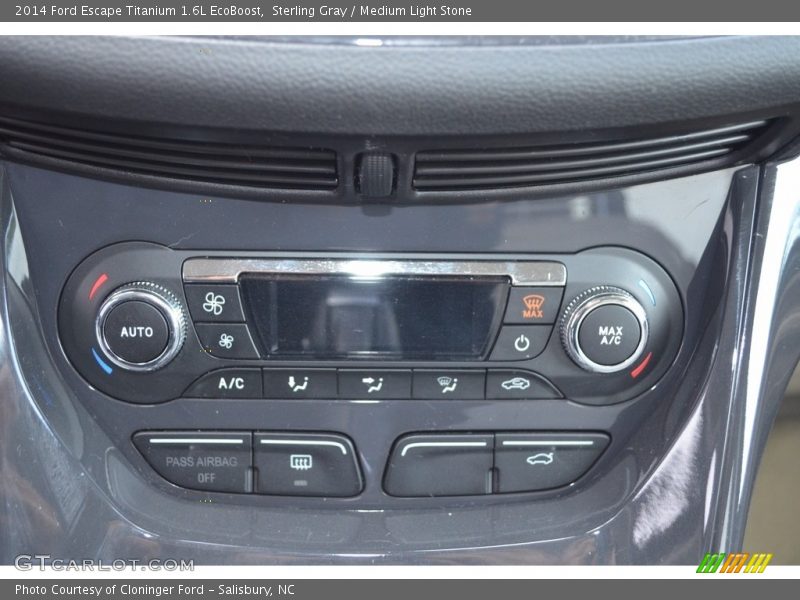 Sterling Gray / Medium Light Stone 2014 Ford Escape Titanium 1.6L EcoBoost