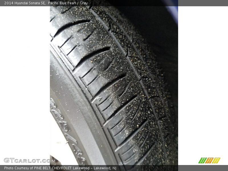 Pacific Blue Pearl / Gray 2014 Hyundai Sonata SE
