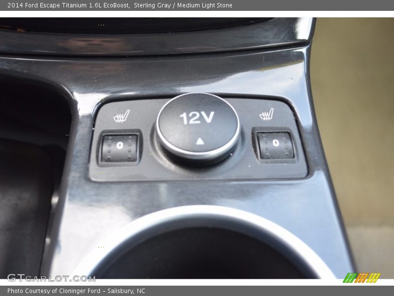 Sterling Gray / Medium Light Stone 2014 Ford Escape Titanium 1.6L EcoBoost