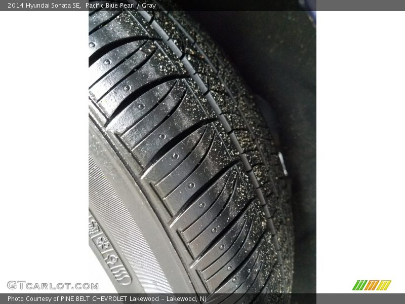 Pacific Blue Pearl / Gray 2014 Hyundai Sonata SE