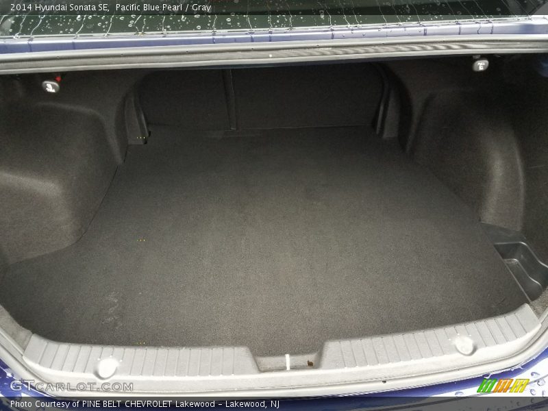 Pacific Blue Pearl / Gray 2014 Hyundai Sonata SE