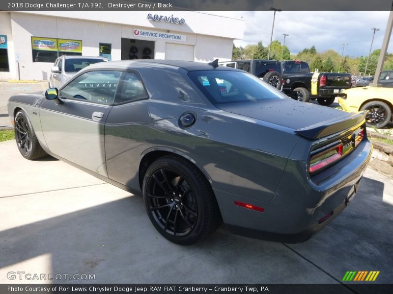 Destroyer Gray / Black 2018 Dodge Challenger T/A 392