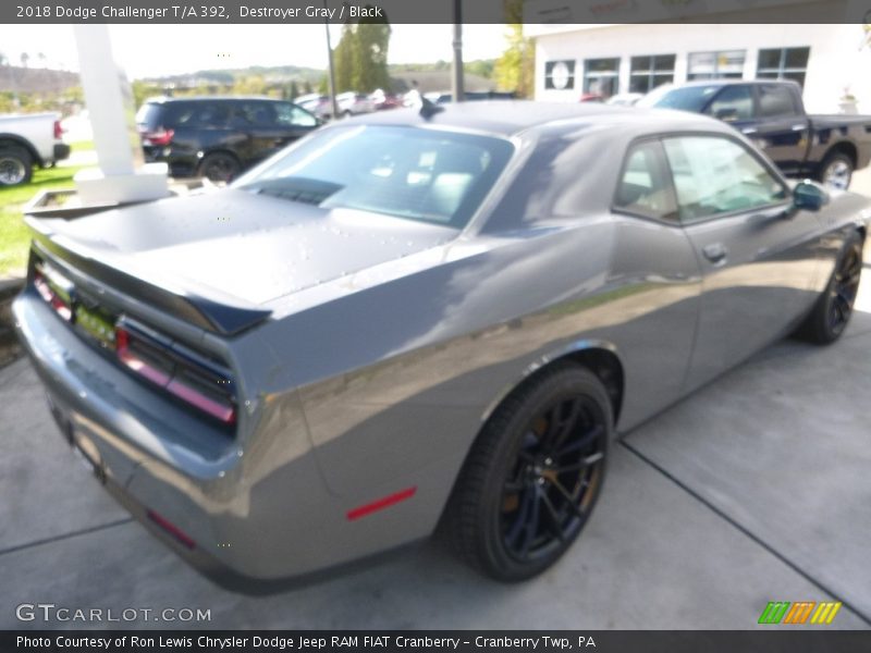Destroyer Gray / Black 2018 Dodge Challenger T/A 392