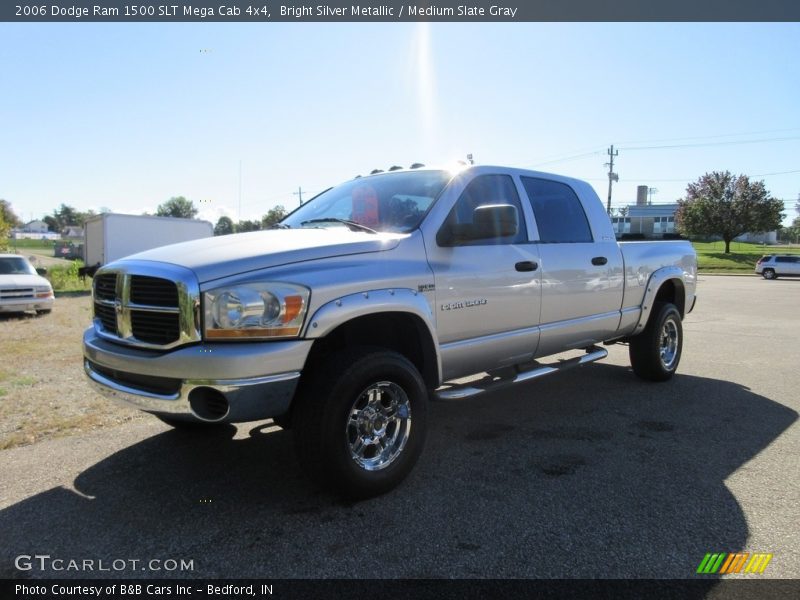 Bright Silver Metallic / Medium Slate Gray 2006 Dodge Ram 1500 SLT Mega Cab 4x4