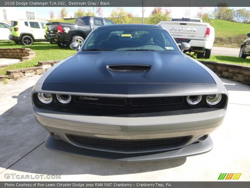 Destroyer Gray / Black 2018 Dodge Challenger T/A 392