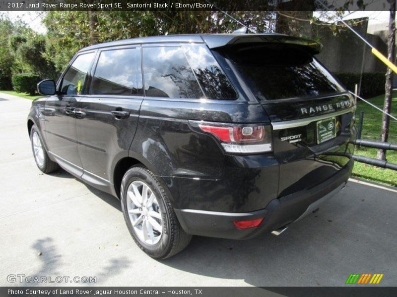 Santorini Black / Ebony/Ebony 2017 Land Rover Range Rover Sport SE