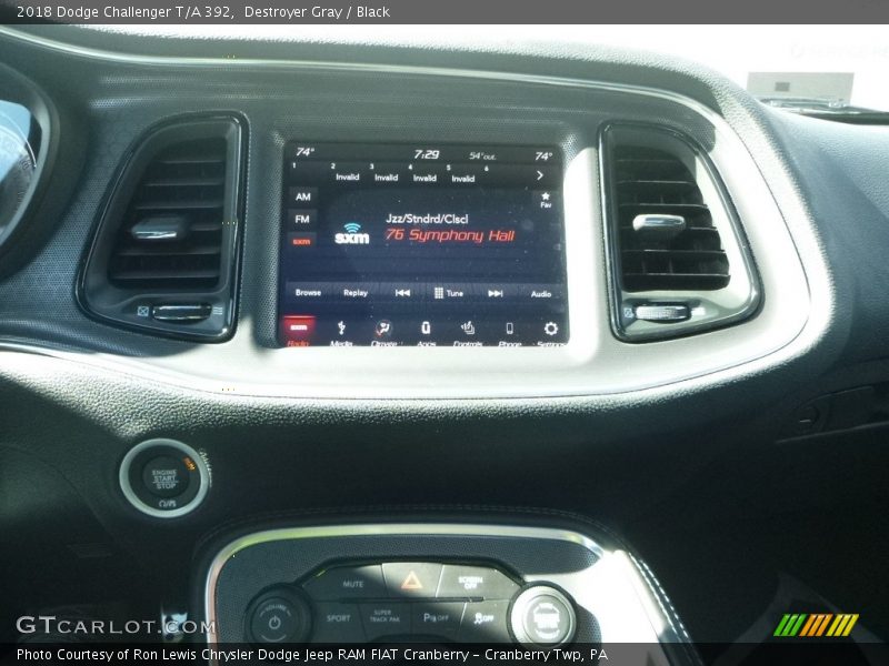 Destroyer Gray / Black 2018 Dodge Challenger T/A 392