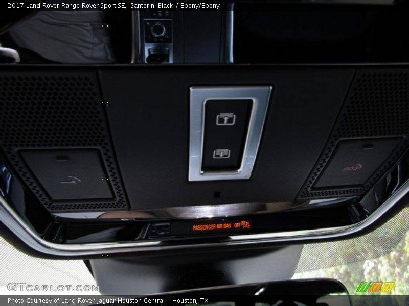 Santorini Black / Ebony/Ebony 2017 Land Rover Range Rover Sport SE