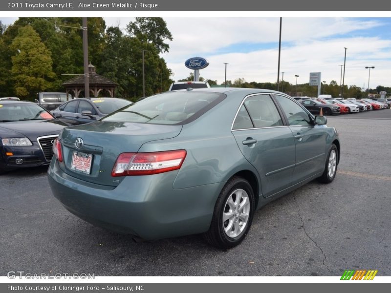 Aloe Green Metallic / Bisque 2011 Toyota Camry LE