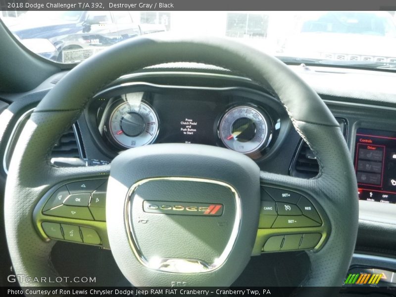 Destroyer Gray / Black 2018 Dodge Challenger T/A 392