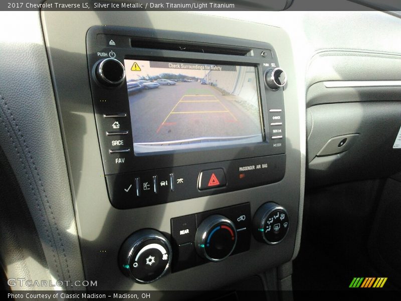 Silver Ice Metallic / Dark Titanium/Light Titanium 2017 Chevrolet Traverse LS