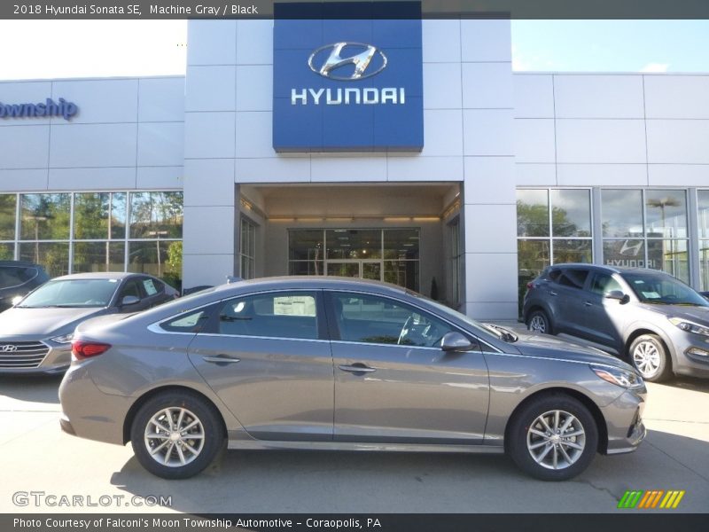 Machine Gray / Black 2018 Hyundai Sonata SE