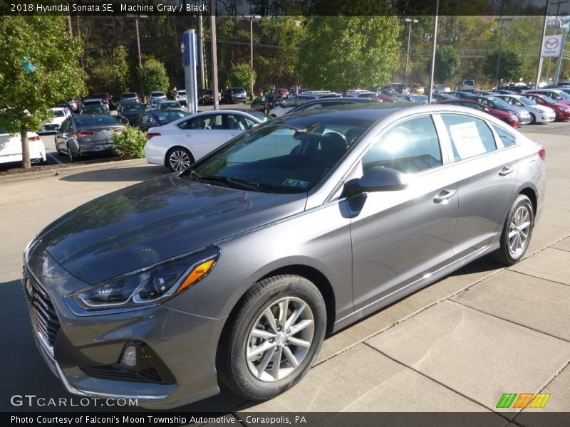 Machine Gray / Black 2018 Hyundai Sonata SE