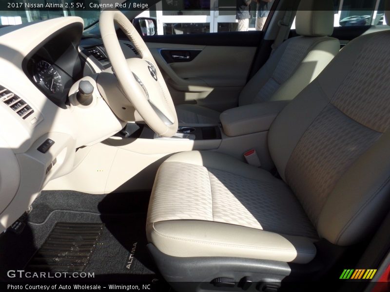 Cayenne Red / Beige 2017 Nissan Altima 2.5 SV