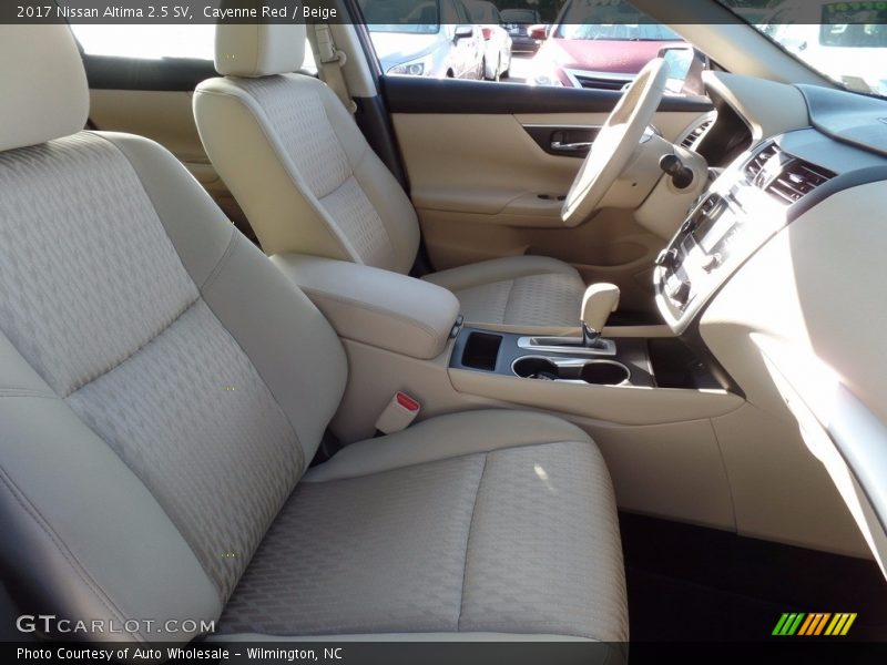 Cayenne Red / Beige 2017 Nissan Altima 2.5 SV