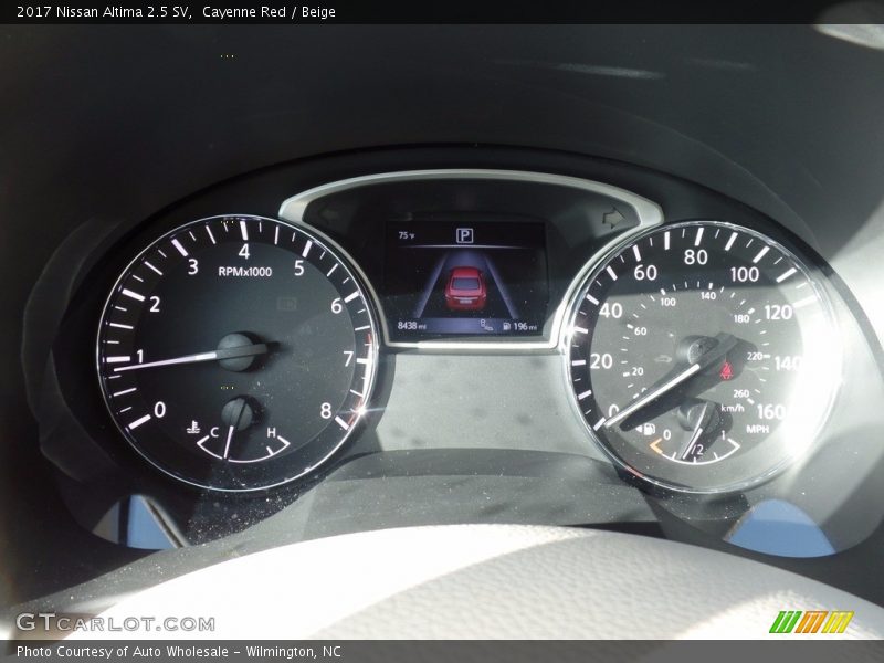 Cayenne Red / Beige 2017 Nissan Altima 2.5 SV