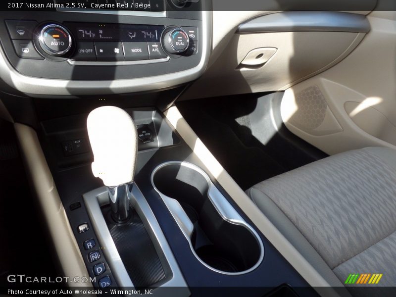 Cayenne Red / Beige 2017 Nissan Altima 2.5 SV