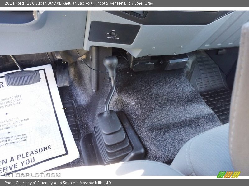 Ingot Silver Metallic / Steel Gray 2011 Ford F250 Super Duty XL Regular Cab 4x4