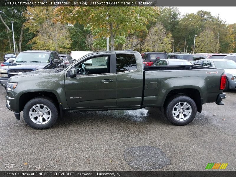  2018 Colorado LT Extended Cab 4x4 Deepwood Green Metallic