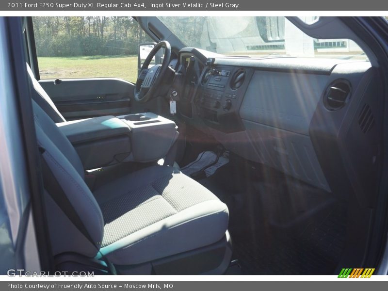Ingot Silver Metallic / Steel Gray 2011 Ford F250 Super Duty XL Regular Cab 4x4