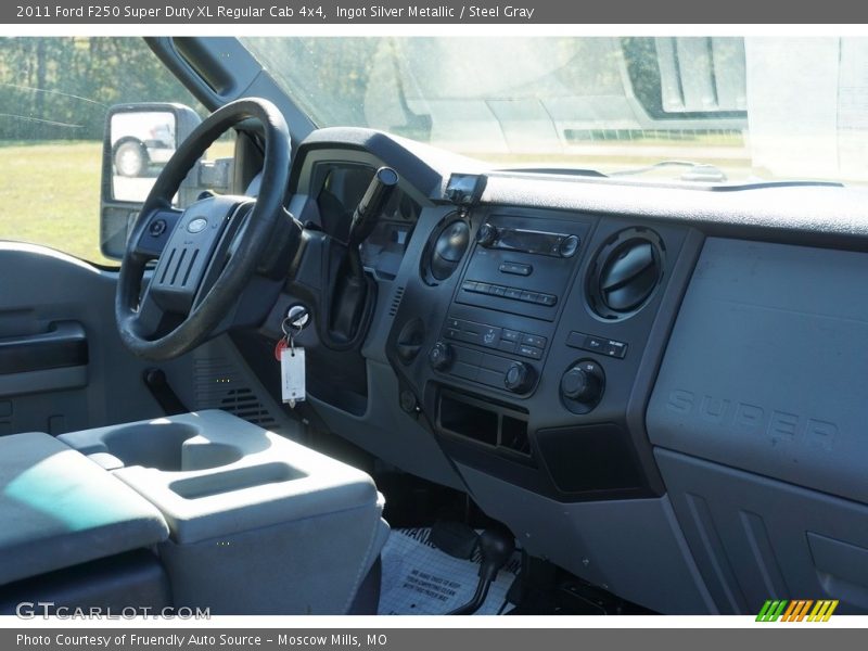 Ingot Silver Metallic / Steel Gray 2011 Ford F250 Super Duty XL Regular Cab 4x4