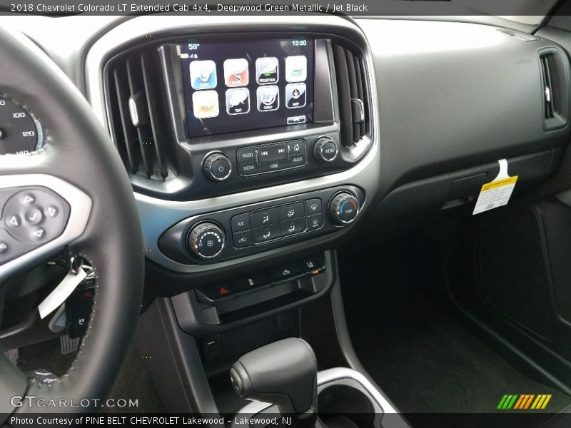 Deepwood Green Metallic / Jet Black 2018 Chevrolet Colorado LT Extended Cab 4x4