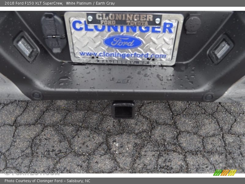 White Platinum / Earth Gray 2018 Ford F150 XLT SuperCrew
