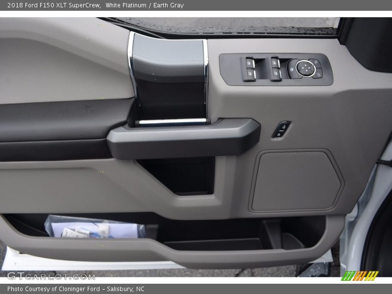 White Platinum / Earth Gray 2018 Ford F150 XLT SuperCrew