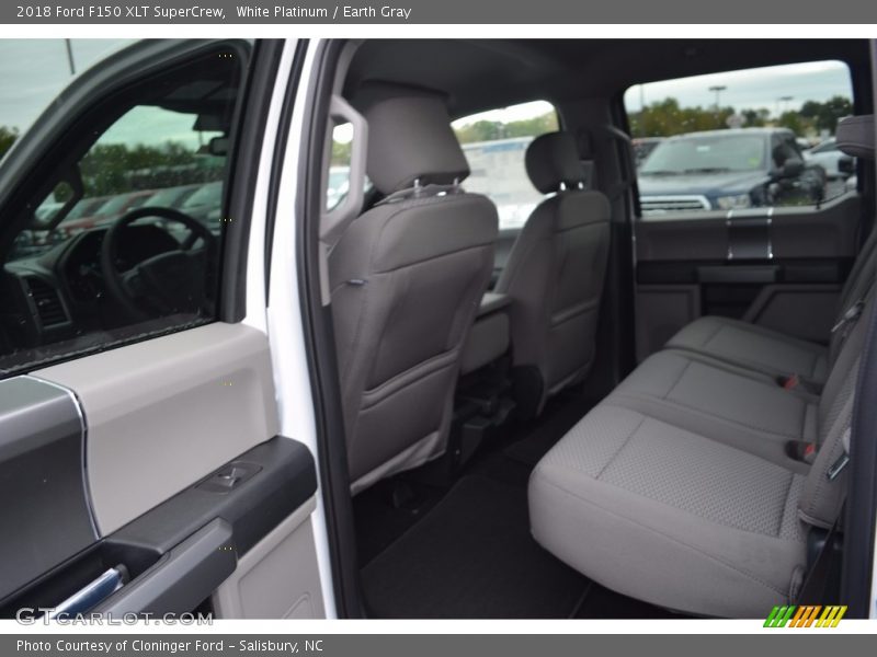 White Platinum / Earth Gray 2018 Ford F150 XLT SuperCrew